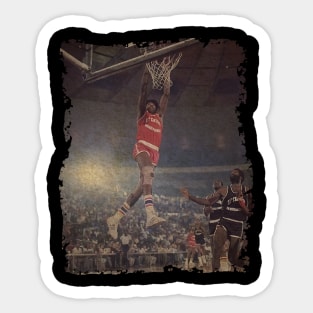 Julius Erving During The 21st Century Pro Basketball Tourney, 1975 Sticker